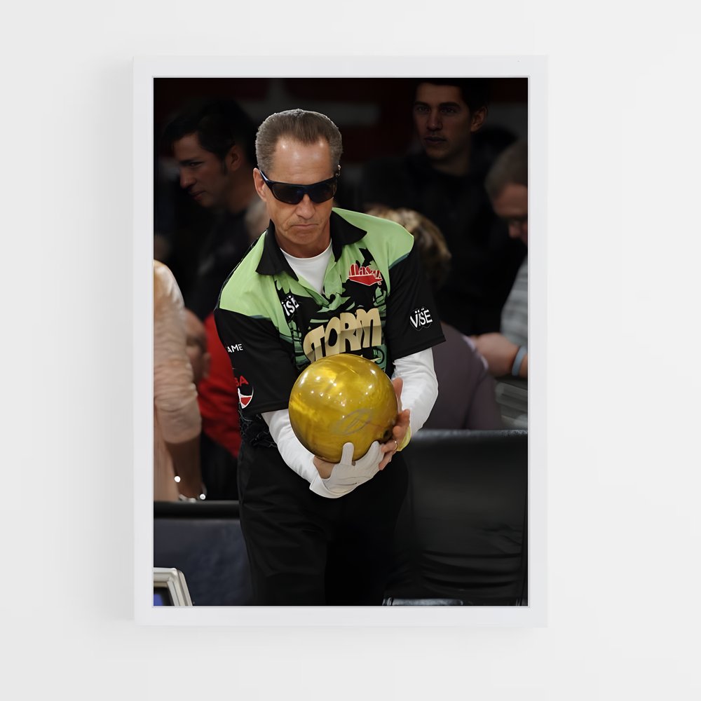 Poster Pete weber Strike – affiche Bowling (vue 3)